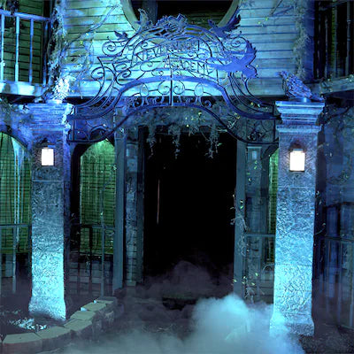 Wednesday 10-ft Talking LED Nevermore Academy Arch Yard Decoration